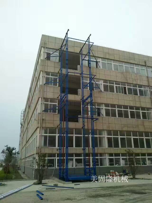 雅安室外双臂导轨式升降机厂家